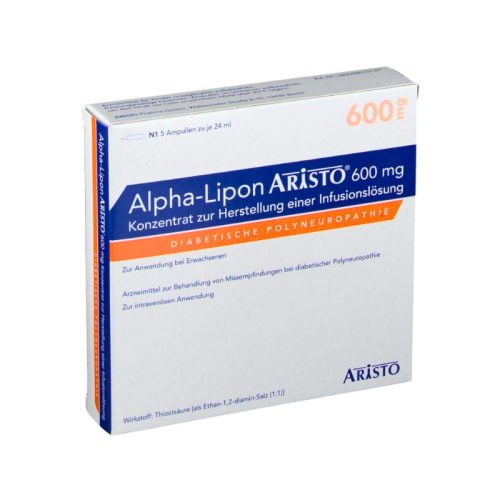 Alpha Lipon sav 5x24ml (német minőség) (600mg)