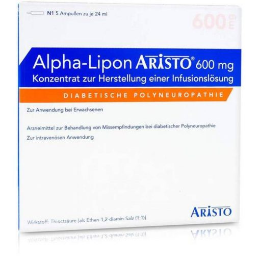 Acid alpha lipoic 5x24ml 600mg