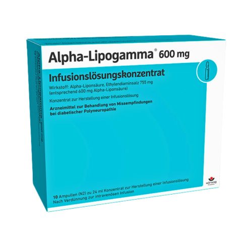 Alpha-Lipogamma 600 mg / 10 x 24 ml – Soluție perfuzabilă