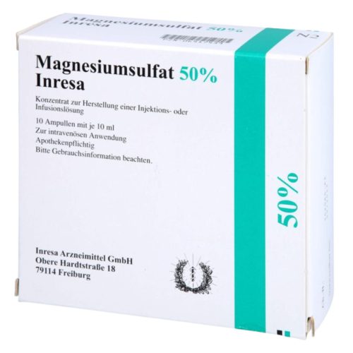 Sulfat de Magneziu 50% Inresa 10x10 ml