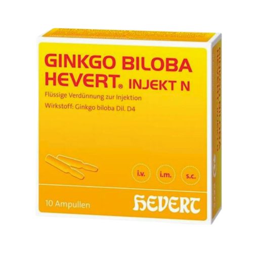 GINCO BILOBA HEVERT N 10X2 ML INJECTABIL MADE IN GERMANY