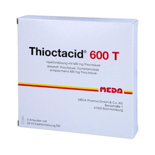 Thioctacid 600 T soluție injectabilă 5 x 24 ml