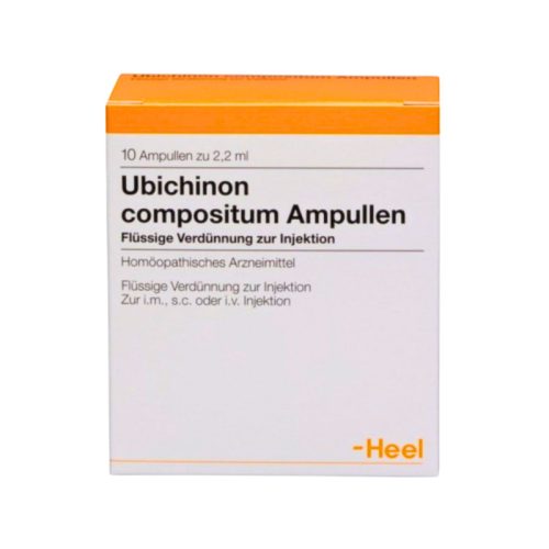 Ubichinon compositum – Regenerare celulară și detoxifiere | 10 fiole inj.