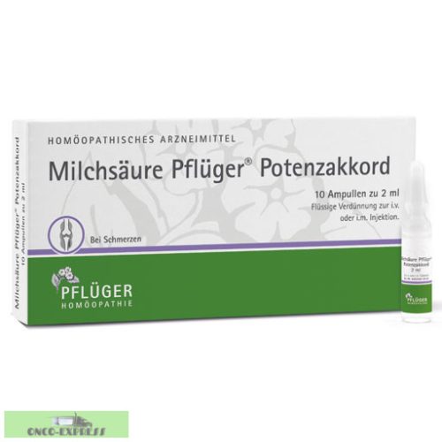 MILCHSÄURE Pflüger Potenzakkord Inj.-Lsg.Amp 10 X2 ML NJECTIE PENTRU DURERE MUSCULARA MADE IN GERMANY
