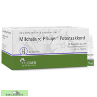 MILCHSÄURE Pflüger Potenzakkord Inj.-Lsg.Amp 50X2ML INJECTABIL DURERE MUSCULARA MADE IN GERMANY