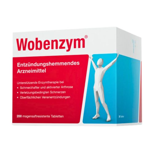 Wobenzym – 200 Capsule Gastrorezistente | Mucos Pharma