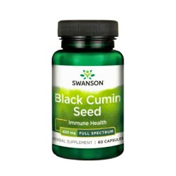 Swanson Black Cumin Seed 400 mg | 60 capsule | Imunitate