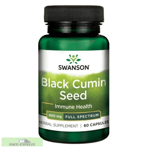 Capsule de semințe de chimen negru Swanson 60 buc / 400 mg