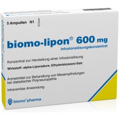 Acid alfa -lipoic injectabil  /germania/5x24ml/Biomo