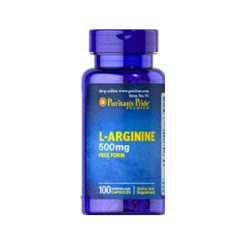 L-Arginine 500 mg 100 caps.
