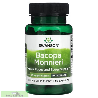SWANSON Bacopa Monnieri 50 mg (extract 10:1) 90 buc