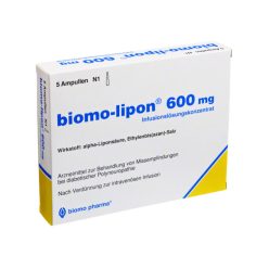 Biomo-Lipon 600 mg, 5x100 ml perfuzabil cu accesorii