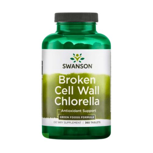 Swanson Chlorella Broken Cell – 360 tablete antioxidant