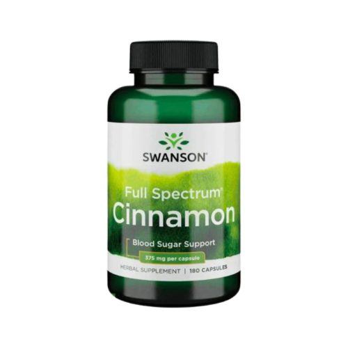 Swanson Scorțișoară Full Spectrum 375 mg – 180 capsule
