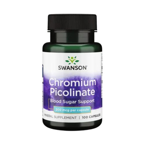 Chromium Picolinate 200 mcg, 100 capsule – reglarea glicemiei