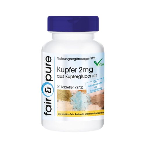 Fair & Pure – Cupru 2 mg (cupru gluconat) / 90 tablete