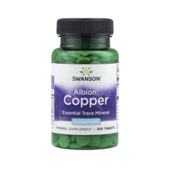 Swanson Albion® Copper 2 mg – 300 tablete minerale