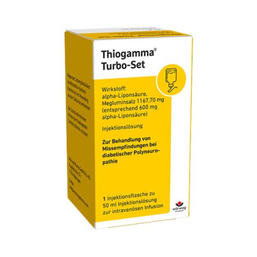 Thiogamma Turbo-Set 600 mg, 50 ml – tratament polineuropatie diabetică