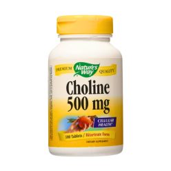   Choline 500 mg, 100 tablete – sănătate hepatică și cognitivă