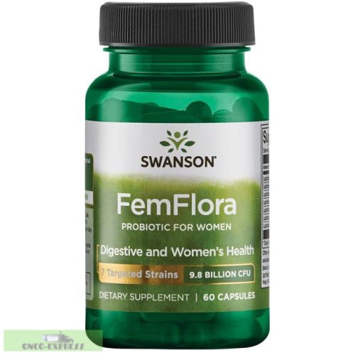 SWANSON FemFlora Probiotic pentru femei 7 tulpini / 9,8 miliarde UFC / 60 buc