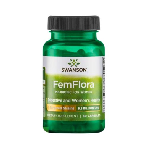 Swanson FemFlora probiotic femei – 9.8 mld CFU, 60 cps