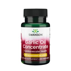  Swanson Garlic Oil 500 mg – Sănătate cardiovasculară 250 cps