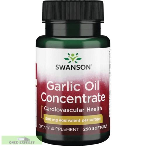 Concentrat de ulei de usturoi Swanson 250 buc / 500 mg
