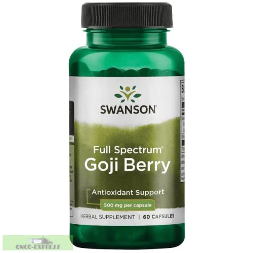Capsule de fructe de pădure Swanson Goji 500mg