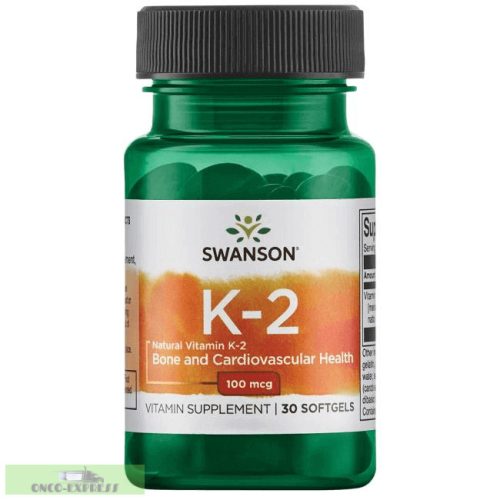 Swanson Vitamina K2 (Menachinonă-7) 100 mcg / 30 capsule moi