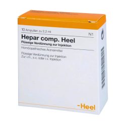 Hepar comp. Heel 10 fiole x 2,2 ml – regenerare hepatică