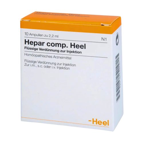 Hepar comp. Heel 10 fiole x 2,2 ml – regenerare hepatică