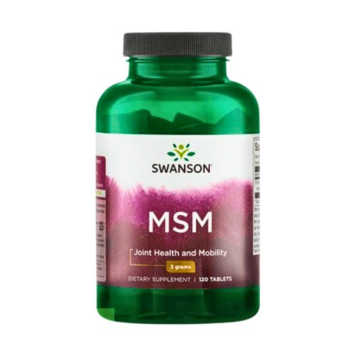 Swanson MSM 3 g – 120 tablete pentru articulații