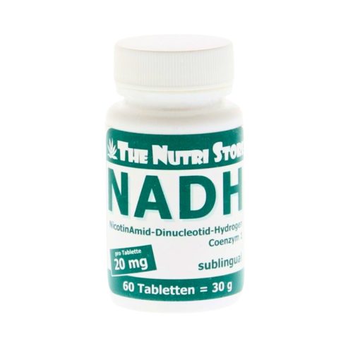 NADH 20 mg – 60 tablete sublinguale – Coenzima 1 pentru energie celulară