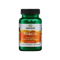 Swanson Niacină (Vitamina B3) 100mg 250 comprimate