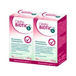   OMNi-BiOTiC® 6 – Supliment probiotic cu 6 culturi bacteriene – 2 x 60g (60 plicuri)