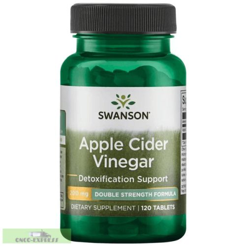 Tablete de oțet de mere Swanson 200mg / 120buc