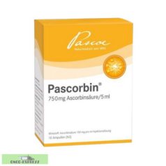   Pascorbin vitamina C 750mg/fiola (100 fiole/cutie ) (calitate germana)