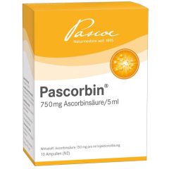   Pascorbin vitamina C 750mg/fiola (100 fiole/cutie ) (calitate germana)