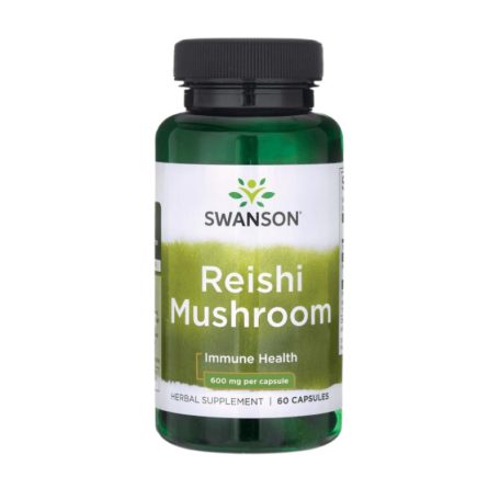 Swanson Reishi Mushroom 600 mg – 60 capsule