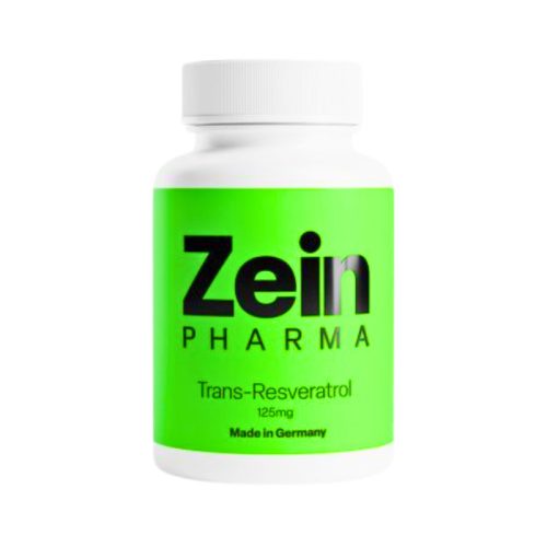 Trans-Resveratrol 125 mg – Longevitate, antiinflamator, anti-îmbătrânire | Zein Pharma