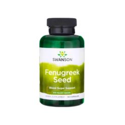 Swanson Fenugreek 610 mg – control glicemic și hormonal