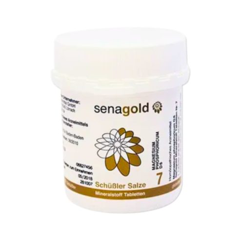 Sarea Schüssler Nr. 7 – Magnesium phosphoricum D6 | 400 tablete – spasme, dureri, relaxare musculară