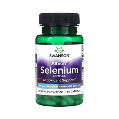 Seleniu 200 mcg – Antioxidant esențial pentru imunitate și tiroidă | Swanson Albion 90 capsule