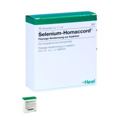   Selenium-Homaccord fiole 10x1.1 ml – Detoxifiere celulară și protecție antioxidantă | Heel