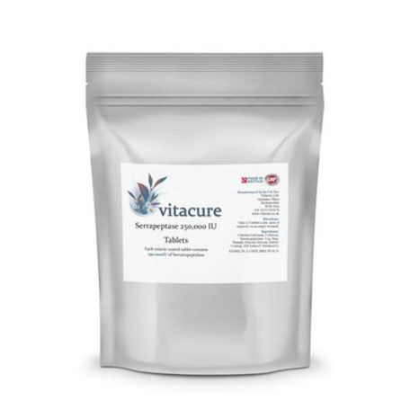 Serrapeptase 250.000UI comprimate solubile in intestin 60 buc.