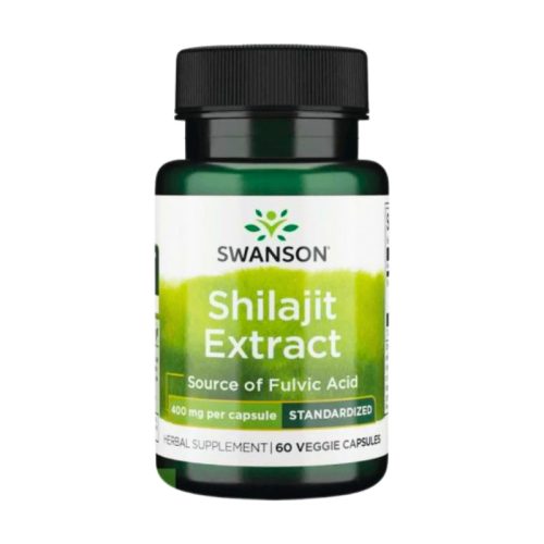 Swanson Shilajit 400 mg – energie și detoxifiere celulară