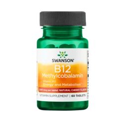   Swanson B12 Methylcobalamin 1500 mcg 60 tablete | Energie & Metabolism